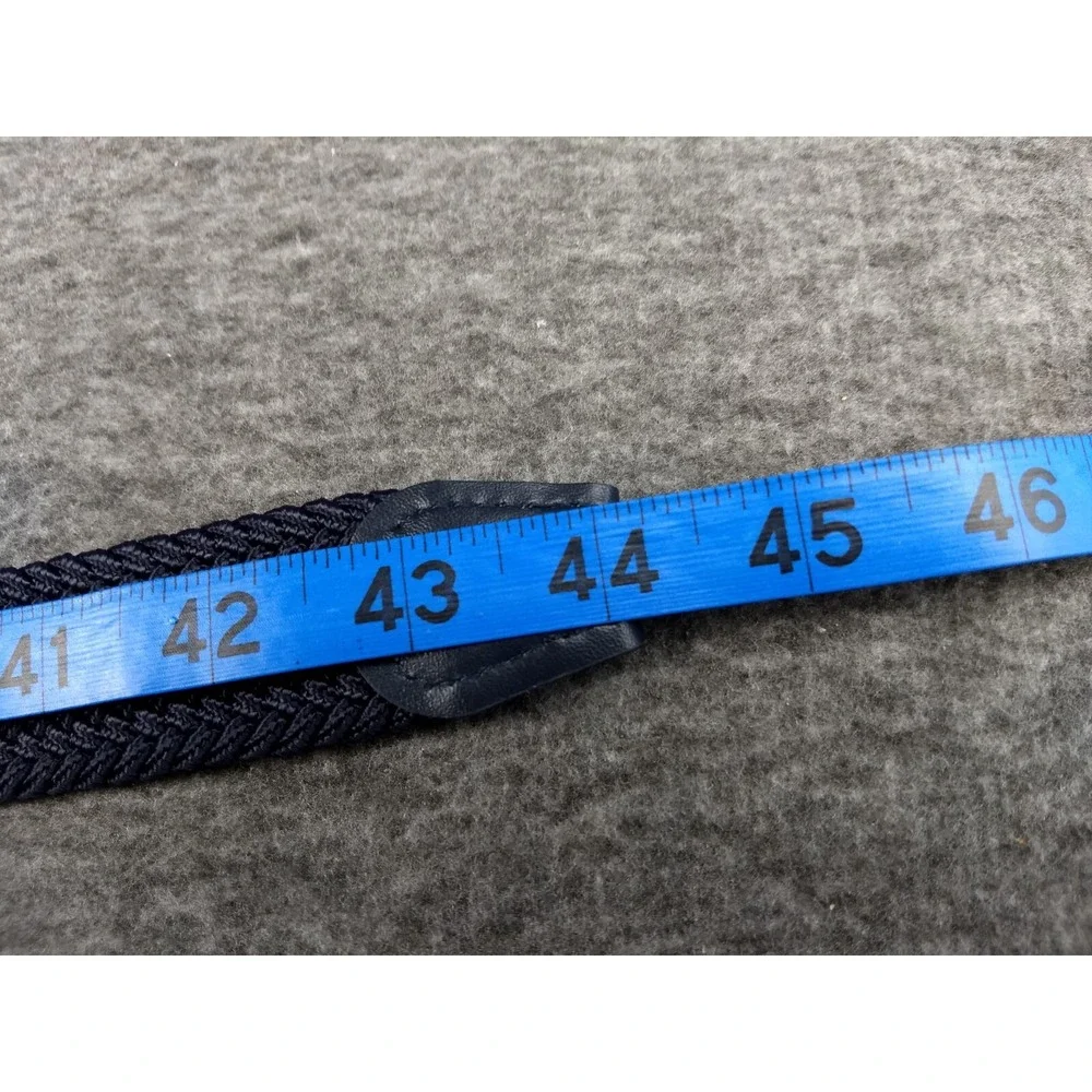 Woven Elastic Braided Belts Set/3  Black‎ Rust Navy Men 44